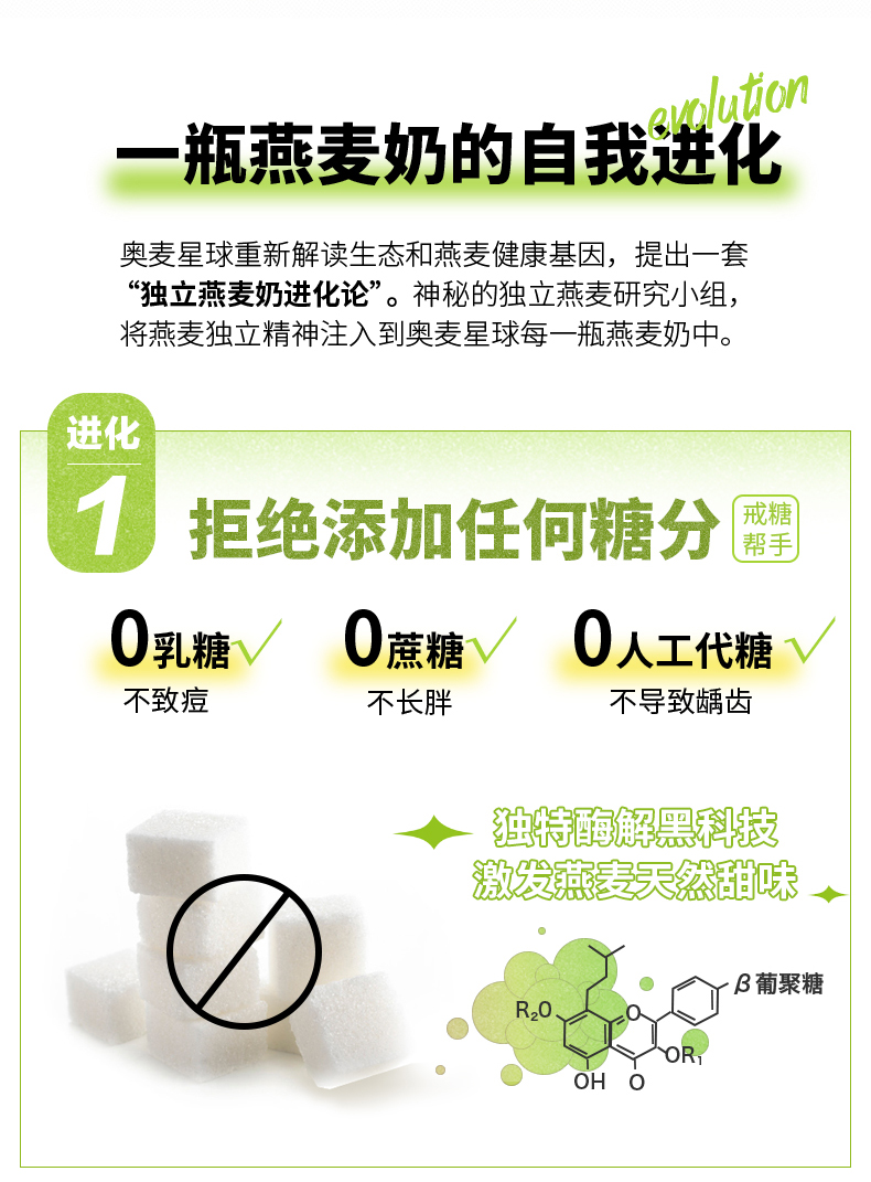 奥麦星球原味无添加燕麦奶250ml*6瓶