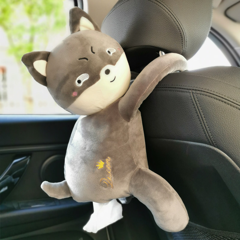 Car Towels Box Car Hanging Chair Back Cute Car Supplies Khaerge Armrest Box In Car Crate Creative Woman-Taobao