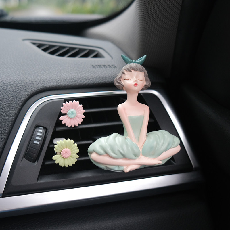 Cute Teenage Car Air Outlet Fragrant-on-vehicle air conditioning Fragrance in-car In-car Accessories in the car Accessories Sandwich
