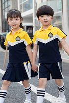Kindergarten Garden Clothes Elementary School Students Summer School Uniform Suit Sports Class English College English College Wind Pure Cotton Spring Autumn Dress Set