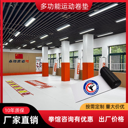 Fighting Sports Roll Mat, Dance Taekwondo Mat, Cheerleading Martial Arts Judo Sanda Fighting Mat, Multi-Functional Roll Mat