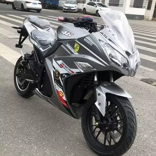 Электрический мотоцикл Little Ninja спортивный автомобиль S тип плоская линия 3 кВт электрический мотоцикл шоссе 72В аккумулятор может быть зарегистрирован