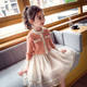 Girls 1 Children's Floral Dress Spring and Autumn 2022 New Western Style College Style Princess Dress Girls Autumn Dress Suit Skirt