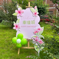 Greeting card Custom Engagement Birthday Baby Banquet Joe Relocation Gigstore Opening Doorstep Solid Indication Waterboard Print