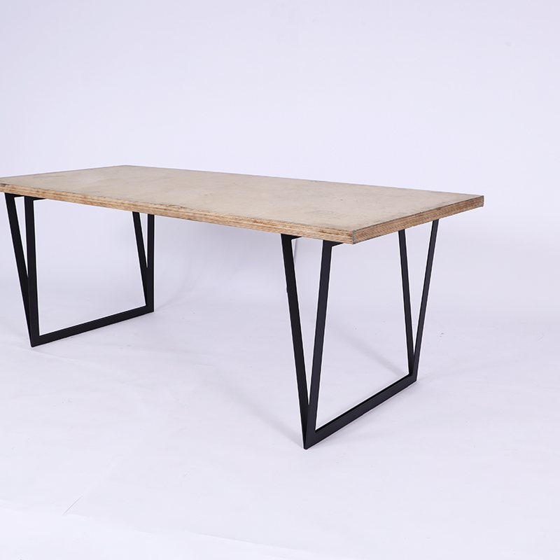 Simple V-shaped wrought iron table leg bracket metal custom table frame base dining table legs dining table legs table legs table legs