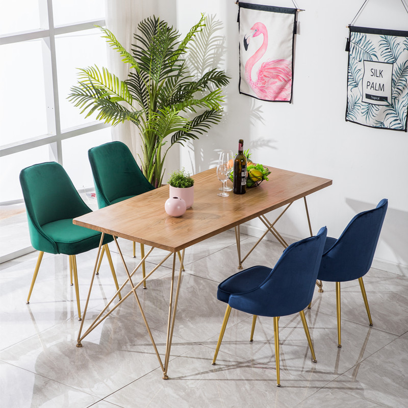 Electroplating brushed stainless steel table bracket bar rock slab dining table legs desk table dining table golden legs can be customized