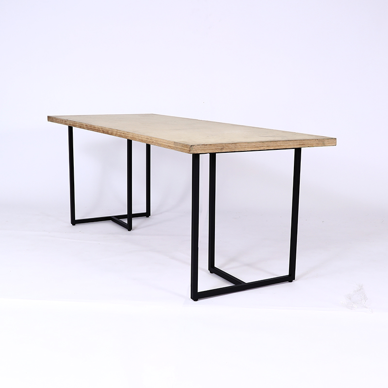 Modern stable table legs wrought iron bracket desk feet large board table legs metal legs dining table legs iron frame
