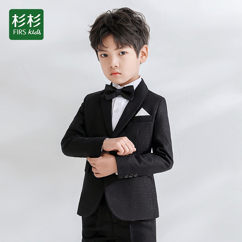 Cedar children suits suit boy host flower boy wedding gown Inron boy acting out suit jacket-Taobao