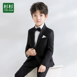 Детский классический костюм для мальчиков, платье девочки цветочницы, куртка