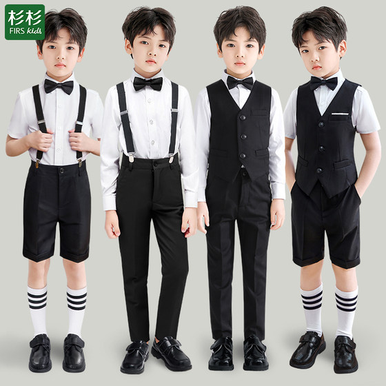 Shanshan children's dress boy flower girl wedding suit boy piano performance suit host suit formal suit