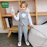 Костюм мальчика цветочника, классический костюм для мальчиков, детская одежда для мальчика, детское платье девочки цветочницы, наряд на выход, подарок на день рождения