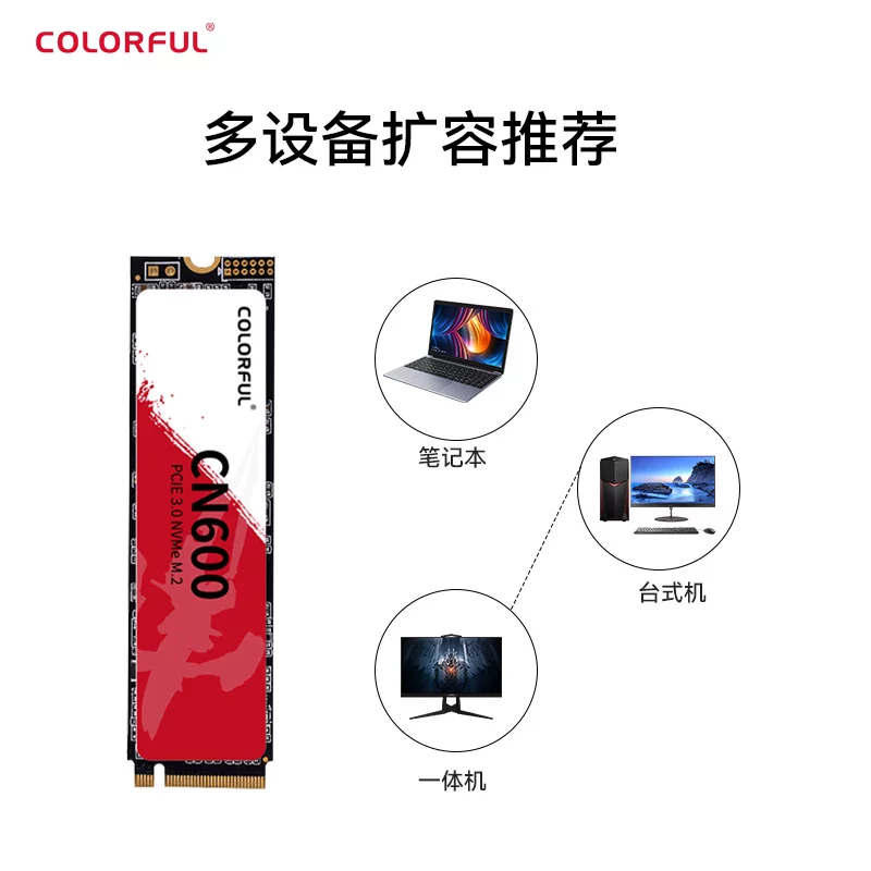 Цветной CN600 твердотельный диск 512Г 1Т ноутбук настольный компьютер NVMe M2 Янцзы река хранилище SSD