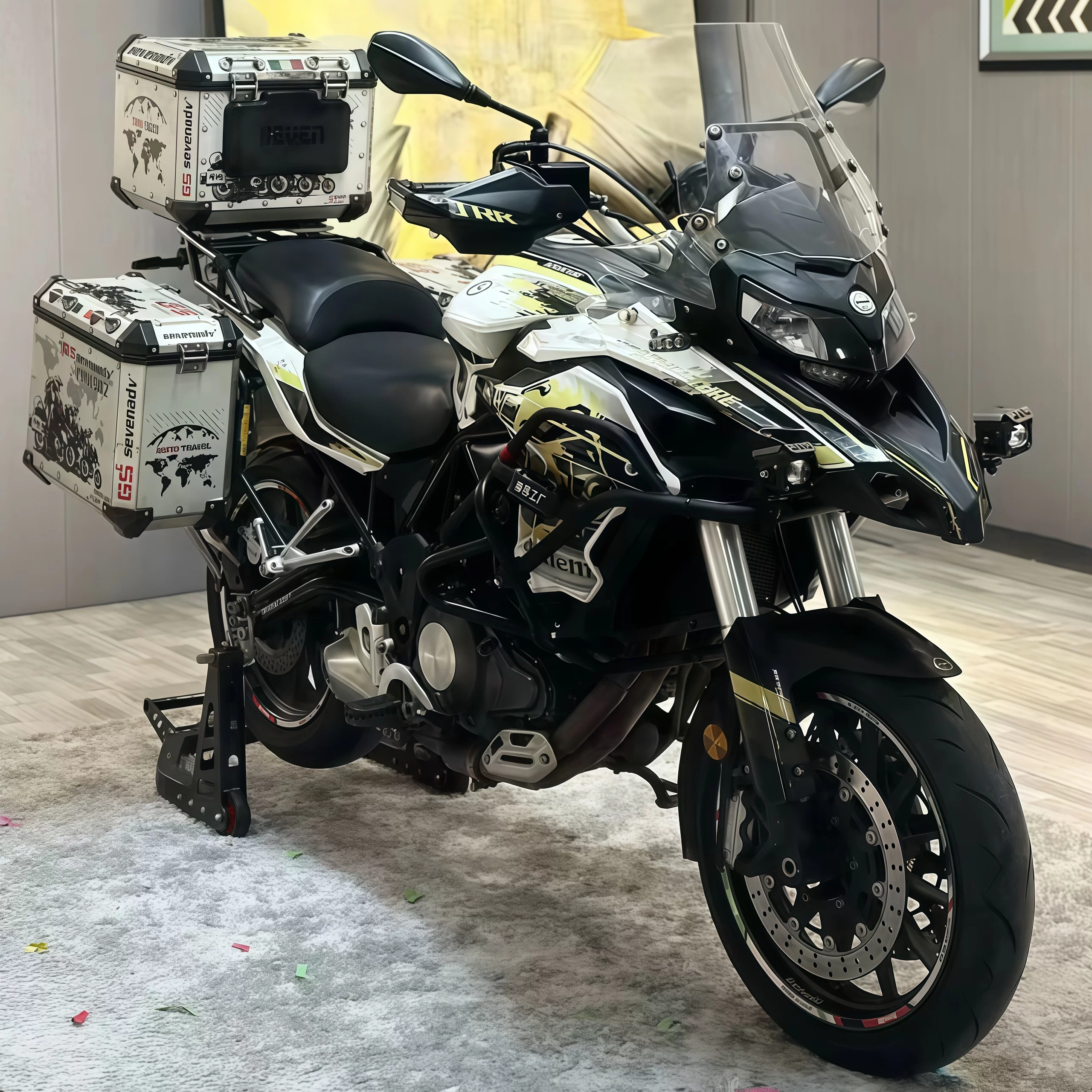 Новый Wuji 525ds ралли-кар на кромке 500ds для внедорожных гонок Benelli 502x дорожный мотоцикл