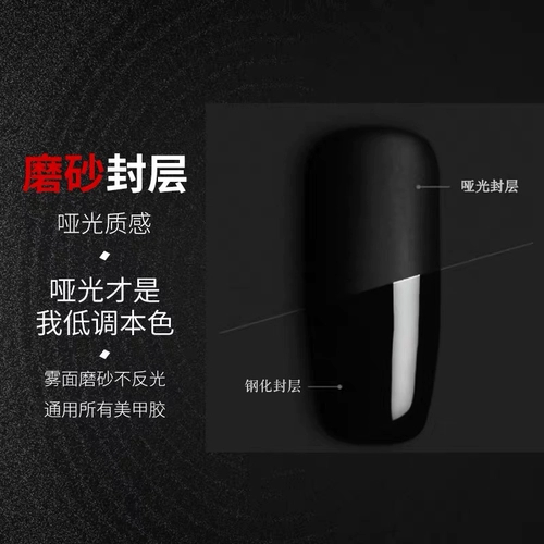 Одноразовый комплект для маникюра, матовый универсальный лак для ногтей, долговременный эффект