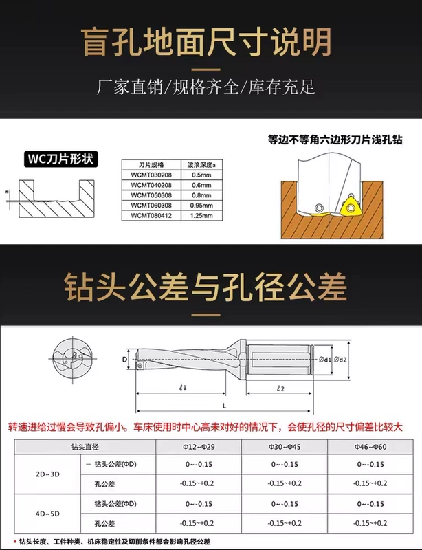 Thanh khoan u đường kính nhỏ SO loại D8-D12.8SP khoan nhanh bạo lực khoan phun ngang dưới khẩu độ nhỏ u khoan