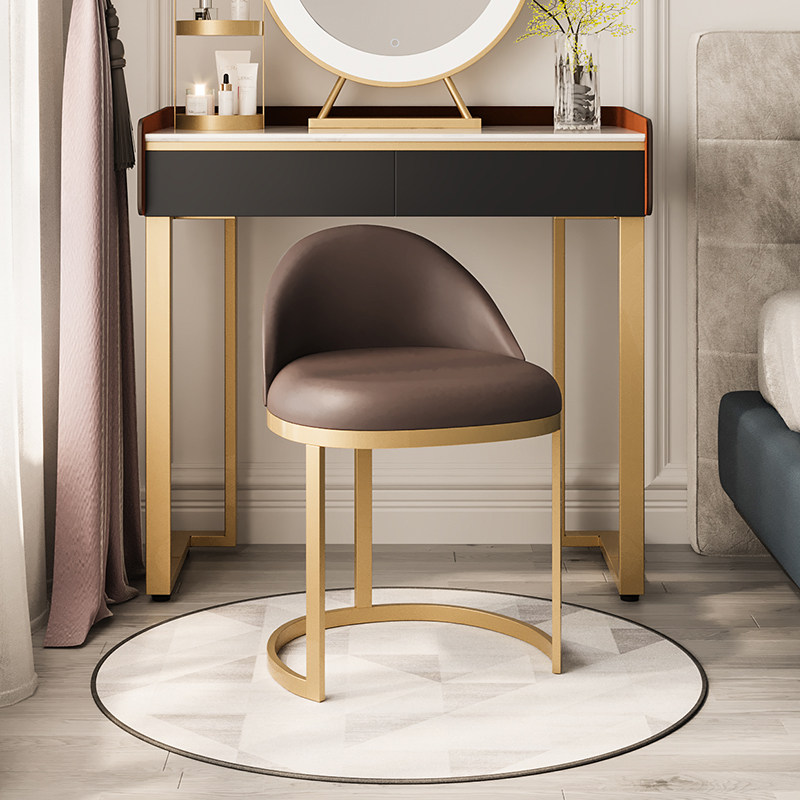 Nordic makeup stool home dining chair bedroom small makeup chair modern minimalist makeup chair net celebrity ins nail art chair