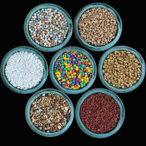 Paving Stone fleshy universal pure granular soil Gold soft rice stone ceramsite color stone white stone white stone iridescent Stone