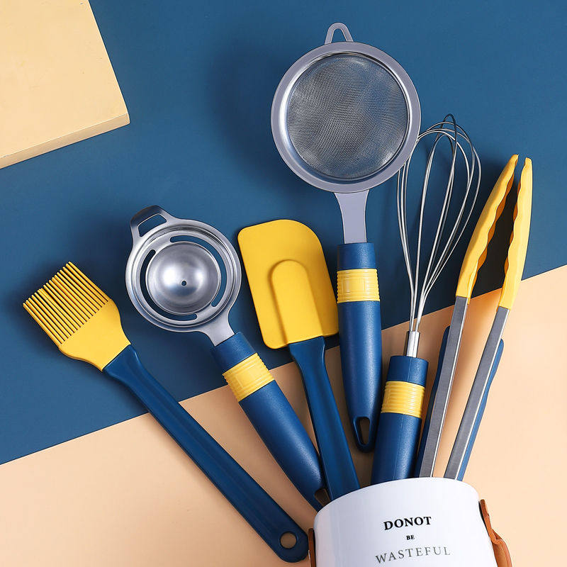 Air Fried Cooker Kitchenware Baking Full Set of Silicone Scraper Oil Brush Brush Break Clamp Filter Spoon