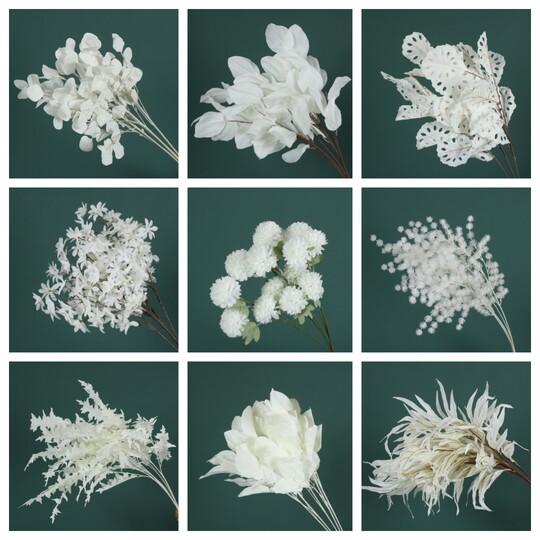 New white wedding arrangement flowers