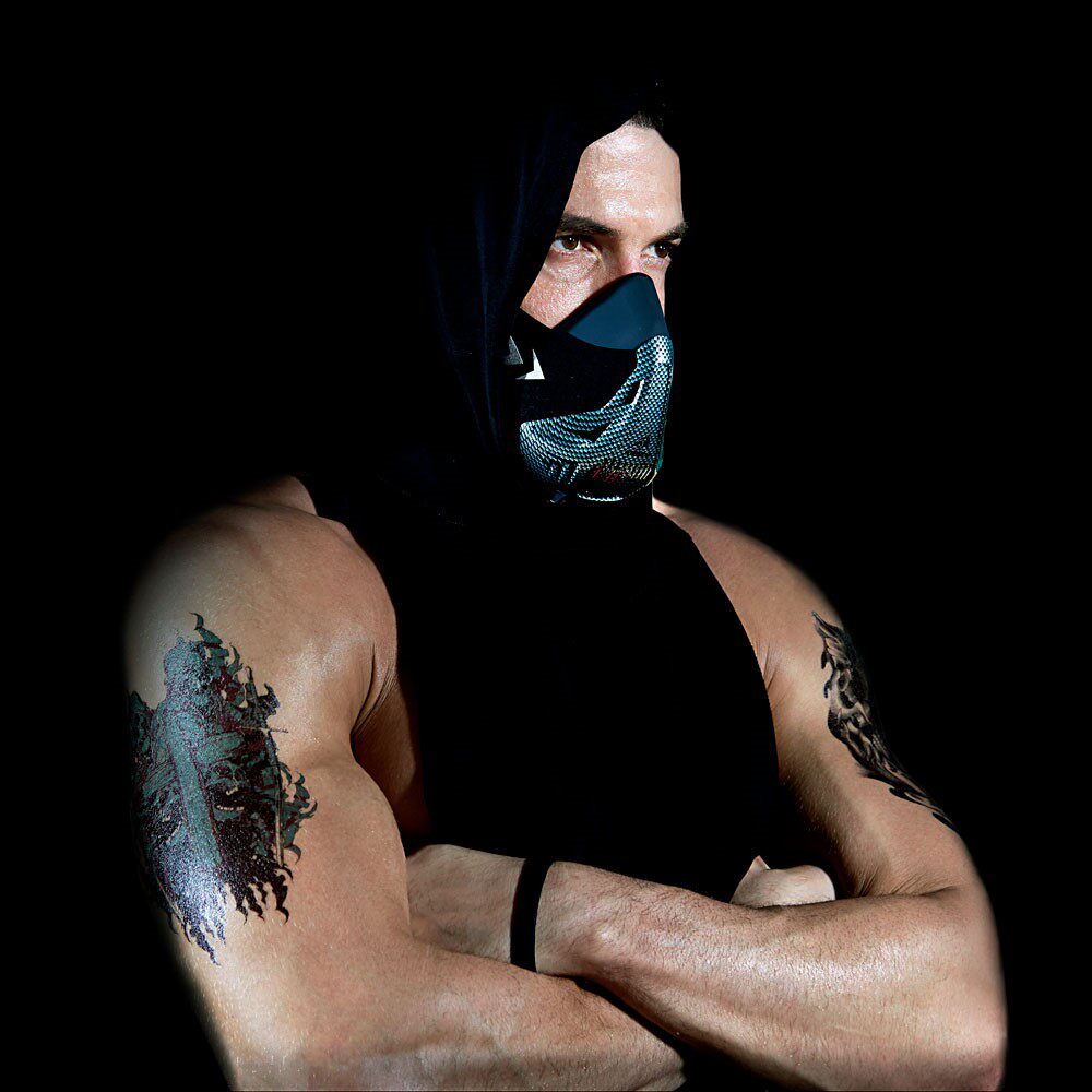 Oxygen Resistance Mask Fitness Low Oxygen-free Training Lung Live Mass Self-Sadder Sports Running Mountaineering Control Oxygen Suction Mask