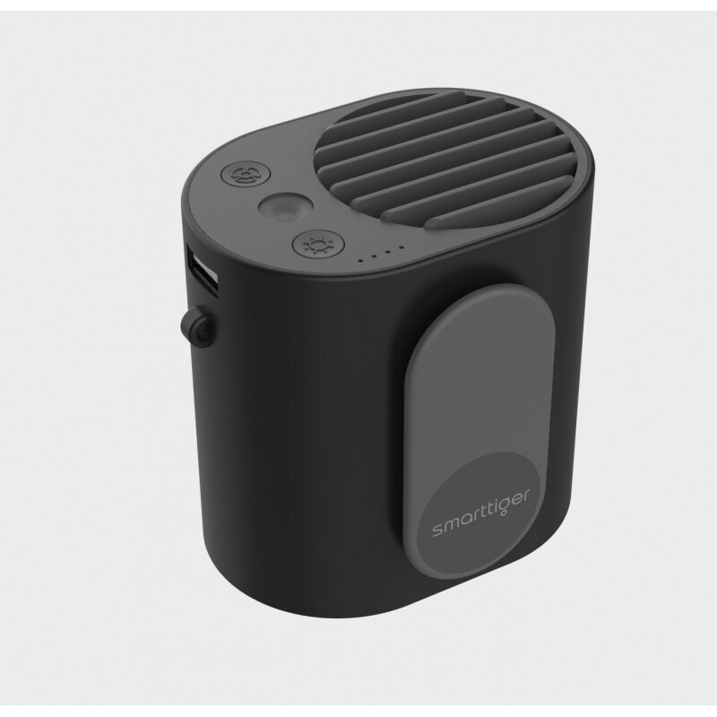 Hung Waist Large Fan Desktop Mini Small Fan Outdoor Transport Portable Large Capacity Battery Renewal Fan