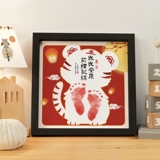 Детские отпечатки рук и ног для новорожденных для младенца, чернильная подушечка, фоторамка, сувенир