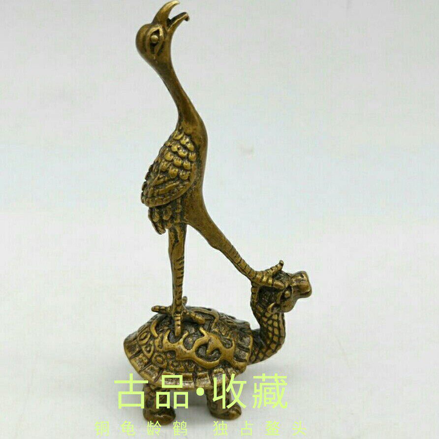 Ancient Play Bronze Ware Antique Collection Bronze Tortoise Aging and Longevity Such As Mountain Health Longevity Craftsmanship Fine Workmanship Fine