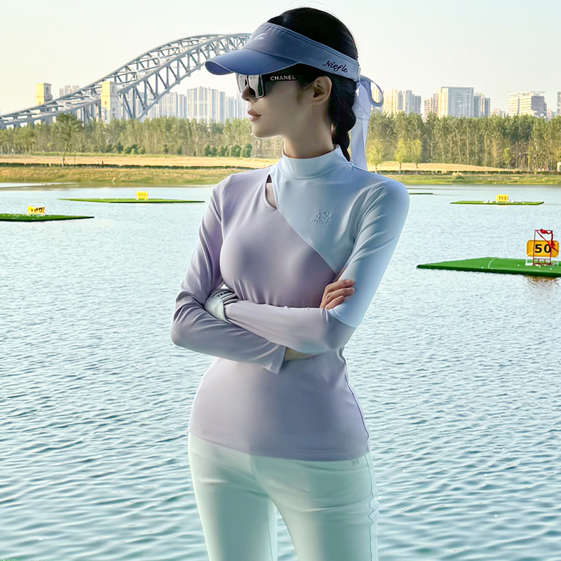 Golf Women's Clothing Long-Sleeved Short-Sleeved Special Price High-Quality Clearance Quick-Drying Breathable Elastic Comfortable Tops Sports Suits