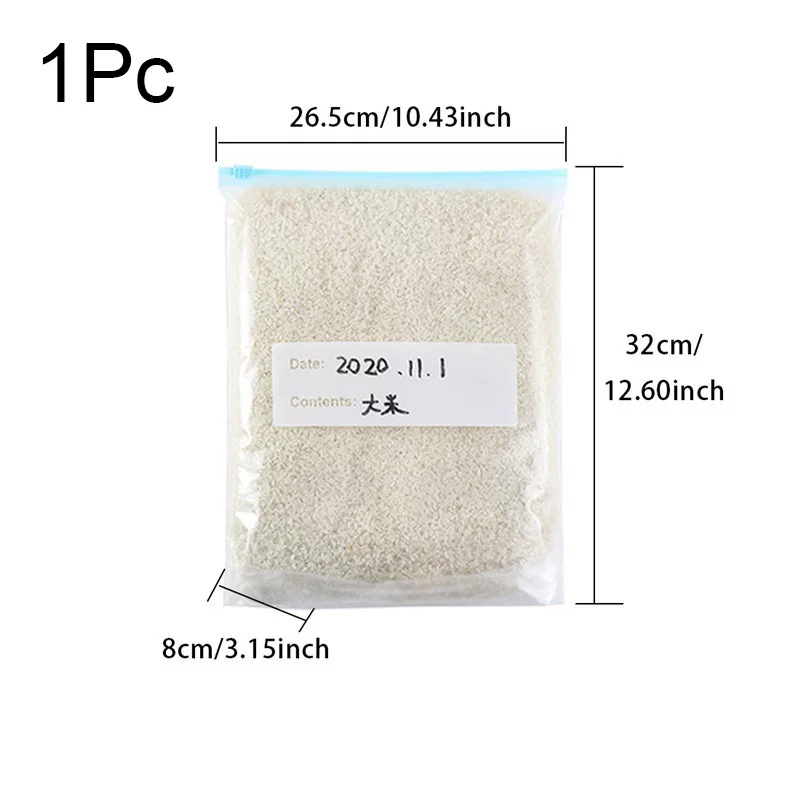 [1/10Pcs МReusable мешок для застежки-молнии стоячий Zip закрытый пластиковый заморозка]