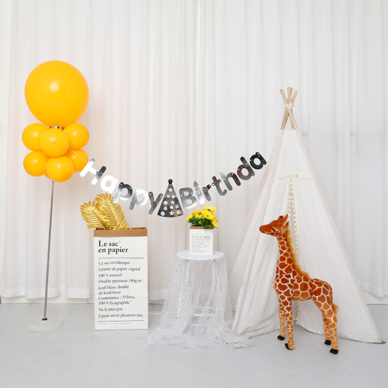 Pull Flag Birthday Decoration Scene Arrangement Wedding Flag Pentagram Pull Flag Hanging Decoration Window Party Supplies