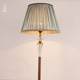 Vertical Living Room Study-Style Nordic Copper Floor-Standing Bedside Lamp American-Style Table Lamp Crystal Floor Lamp Bedroom Retro Light Luxury