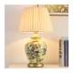 Table Lamp Bedroom Bedside Lamp Living Room American Retro New Chinese Style European Pastoral Warm Creative Remote Control Ceramic Table Lamp