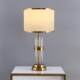 Light Luxury Table Lamp for Bedroom, Post-Modern Bedside Lamp for Living Room, Luxurious Creative Simple Modern Table Lamp for Wedding Model Room