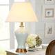 Ceramic Table Lamp for Bedroom, Home Use, American-Style Porcelain Table Lamp, European-Style Table Lamp, Living Room Decoration, New Chinese-Style