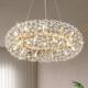 Dandelion Crystal Chandelier, Light Luxury Living Room Lamp, High-End Crystal Chandelier for Bedroom and Dining Room, Modern Creative Lighting for Clothing Stores