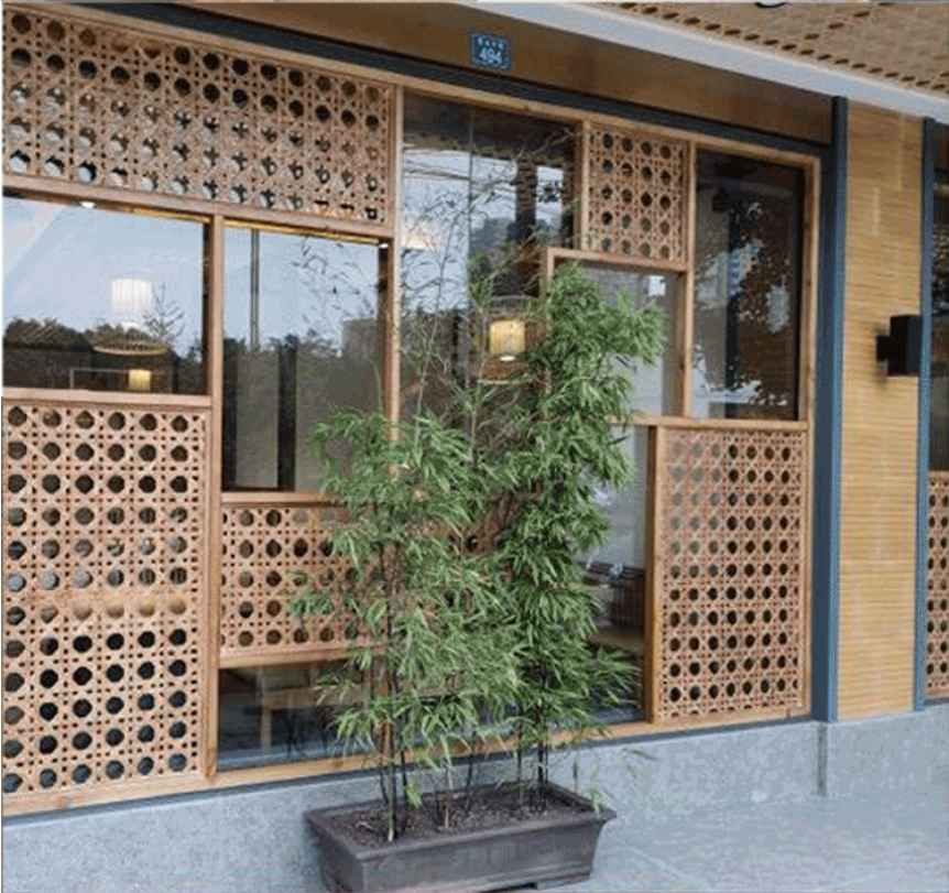 编织竹网镂空竹编装修吊顶竹席婚礼布置民宿酒店农家乐装饰屏风隔-阿里巴巴