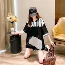 Tide brand design sense niche lazy wind short sleeve t-shirt women 2021 new summer loose net red super fire top