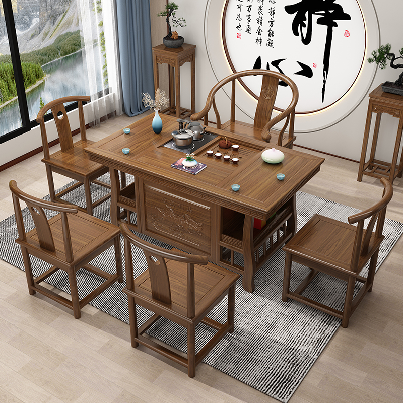 马到成功木盘单桌