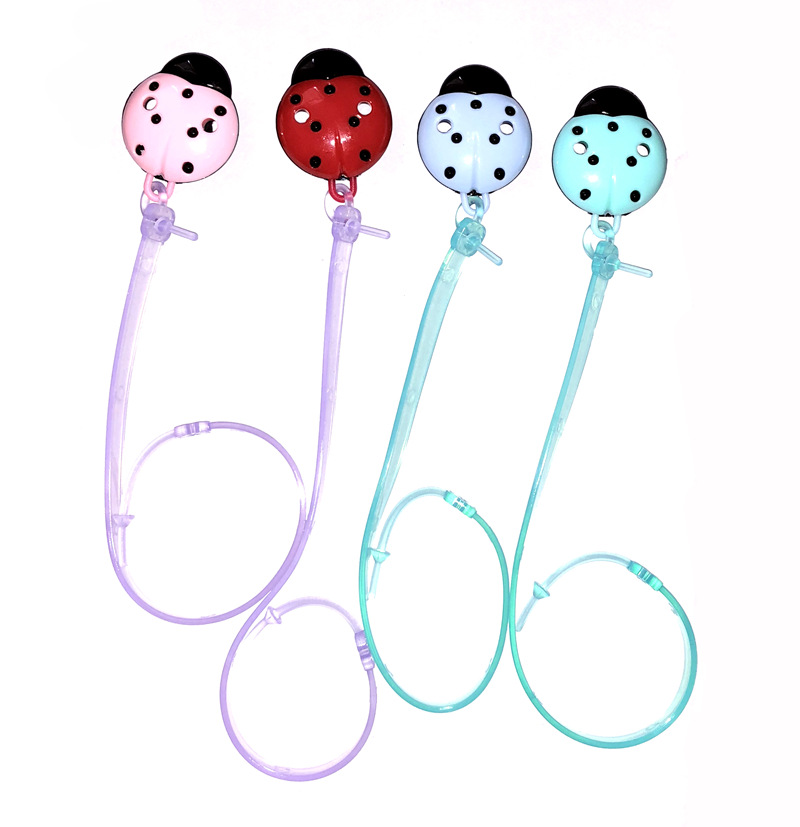 Factory direct silicone anti-drop chain Baby pacifier tooth fixer Play mouth bite Le drop silicone chain