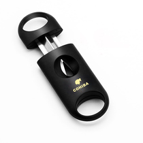 Cohiba cigar scissors V-scissors stainless steel blade portable cigar scissors Cuban cigar special tools