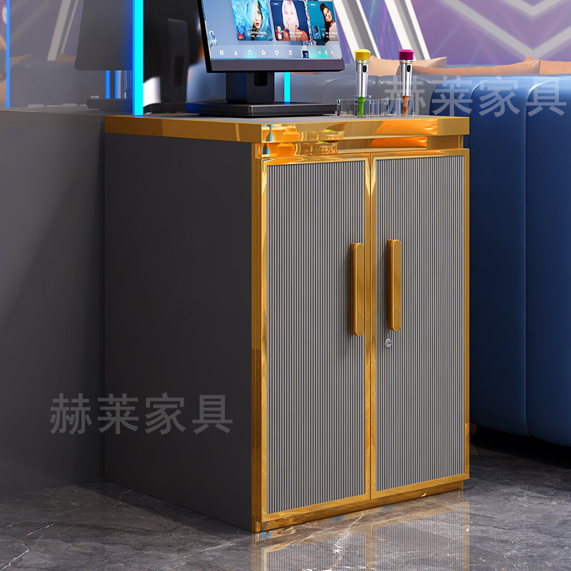 Листовое железо из нержавеющей стали light luxury KTV караоке-станция бар ночной клуб гостиничный бокс шкаф для аудио-усилительного оборудования