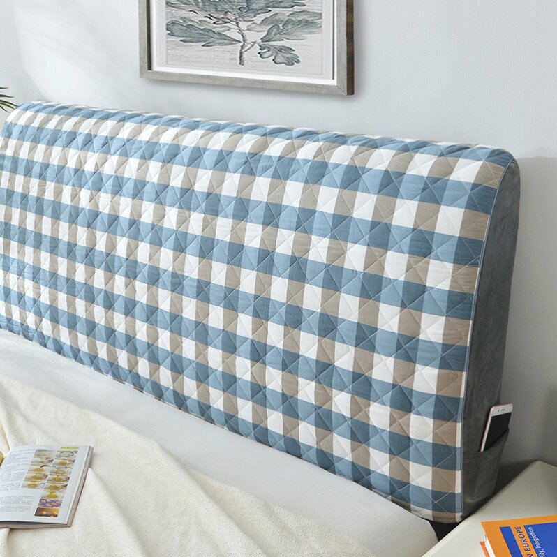 Bedside cover cotton 2021 new simple 1 meter 8 cover generous Western style arc universal thin all-inclusive