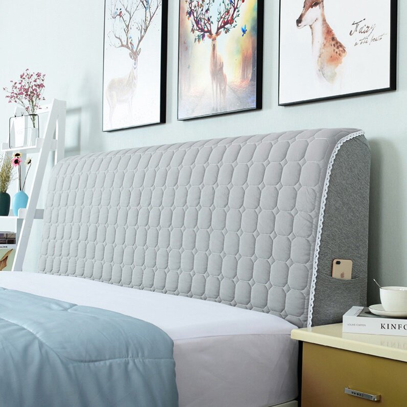 Bedside cover pure cotton 2021 new simple 1 meter 8 cover generous Western style arc universal thin all-inclusive