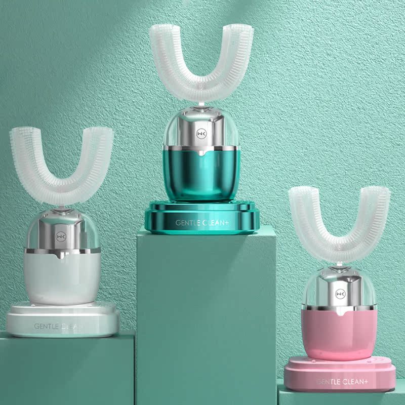 WK automatic U-shaped whitening electric toothbrush adult intelligent charging