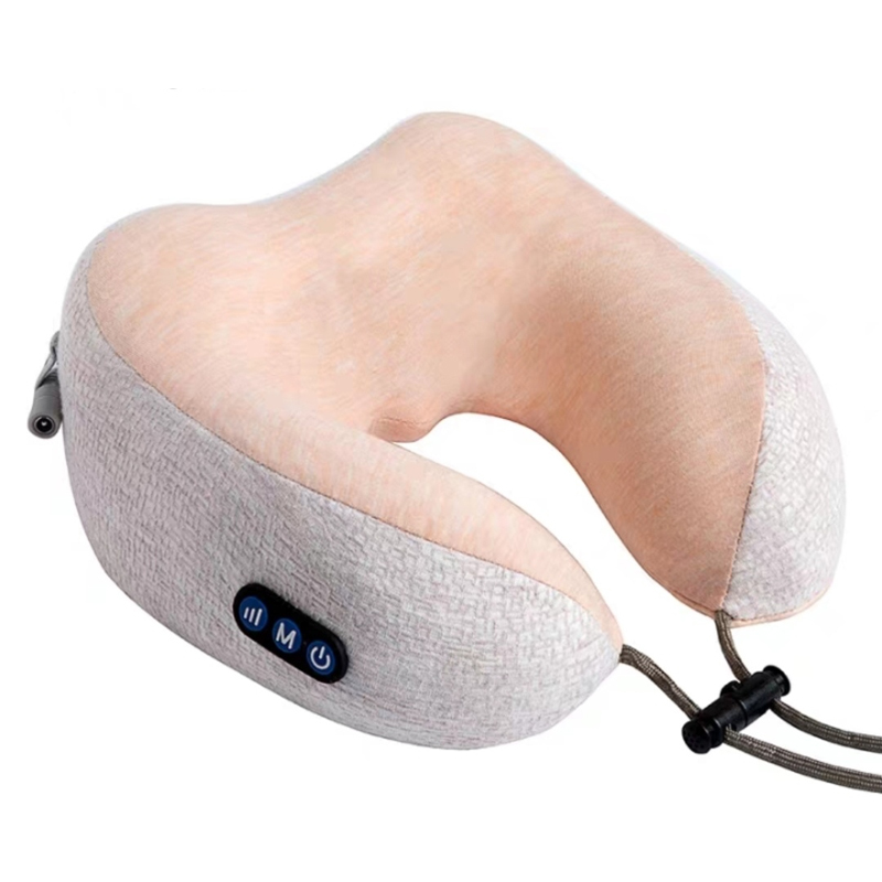 Travel charging U-shaped pillow Electric cervical massage kneading massager neck protector