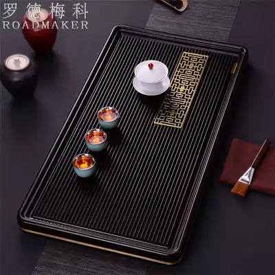 ROADMAKER new ebony tea tray household solid wood tea tray electric Wood tea tray German tea set set