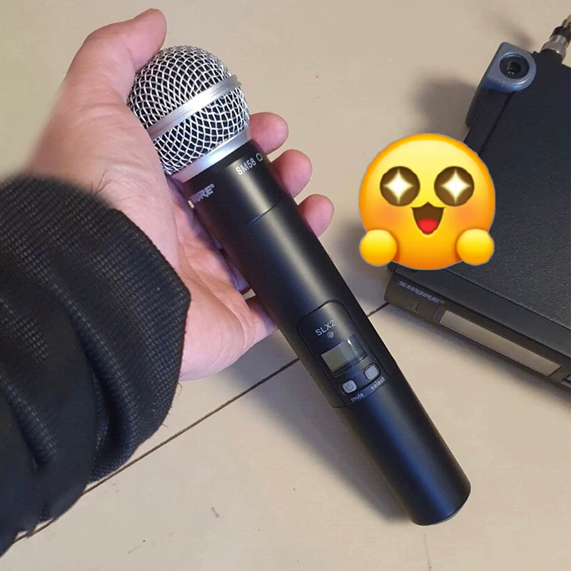 Genuine Shure/Shure SLX24/SM58 беспроводной динамический микрофон для сольного пения