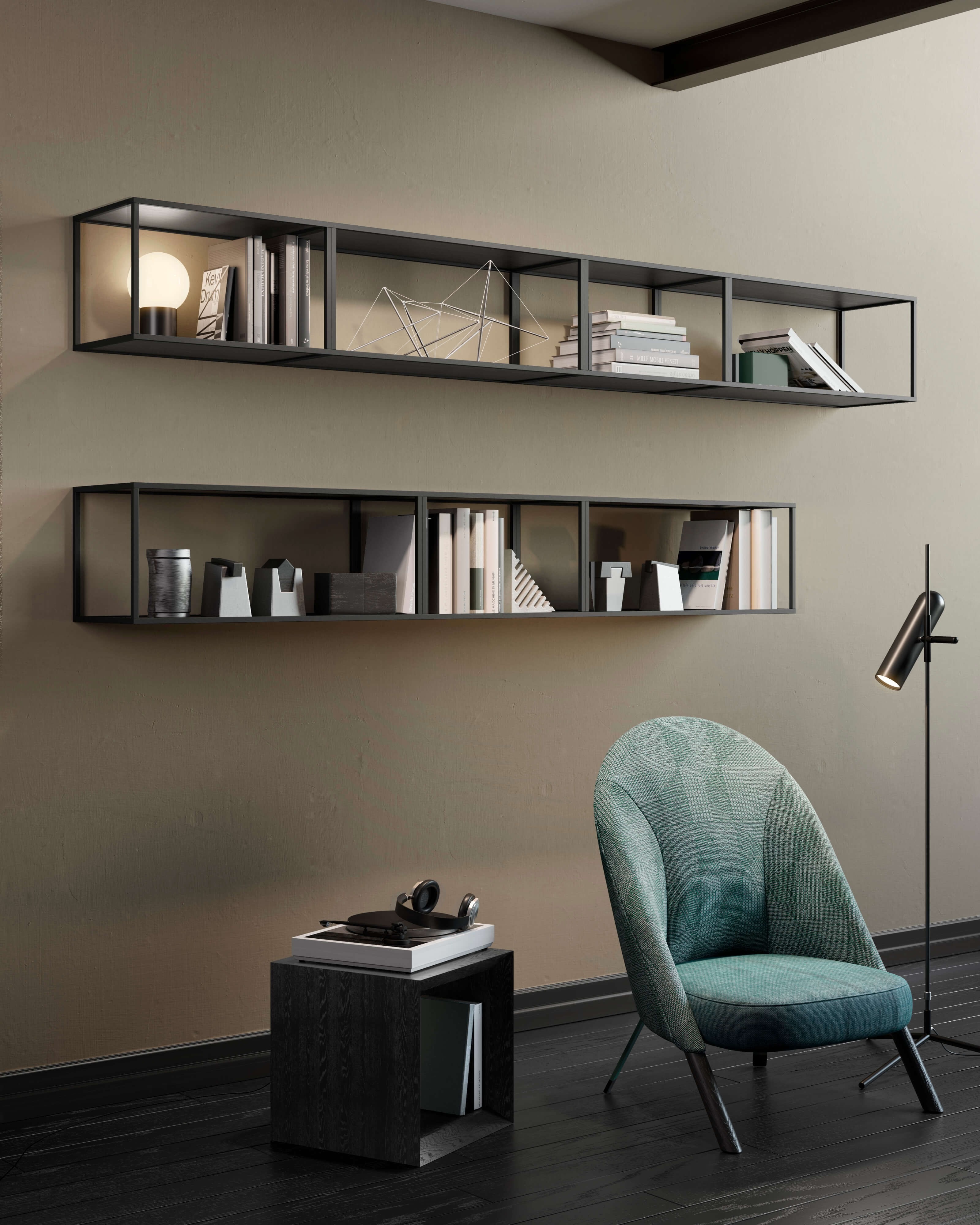 Medieval Upper Wall Shelve Shelf Background Wall Display Rack Swing Piece Decorative Shelf Bookshelf Nordic Partition Containing Shelf Storage Cabinet