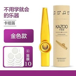 정품 kazoo 금속 휴대용 목재 전문 KAZOO 틈새 악기 기타 우쿨렐레 동반자 단순