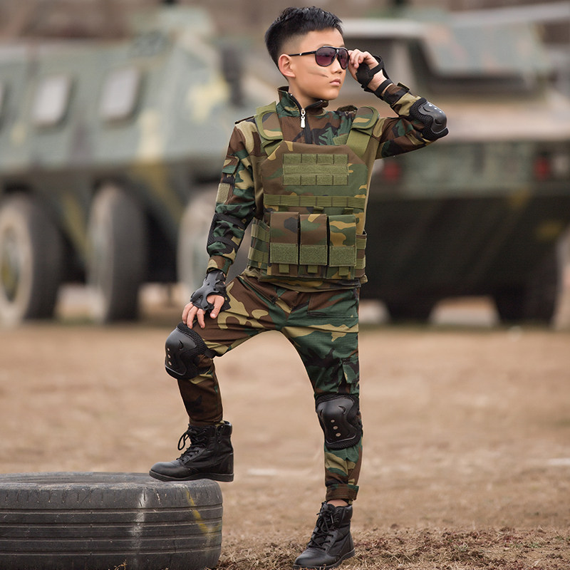 Children's camouflage suit boy special soldier toy equipped with chicken suit and clothing 61 show clothing